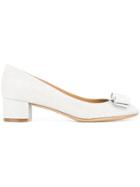 Salvatore Ferragamo Vara Glitter Pumps - Metallic