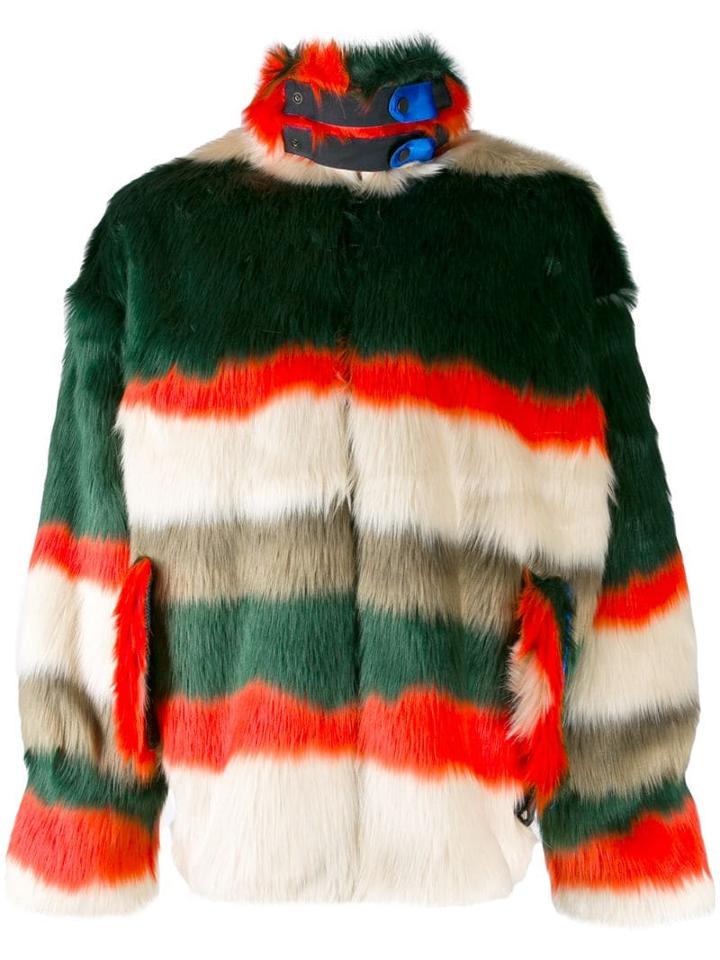 Quetsche Colour-block Jacket - Green