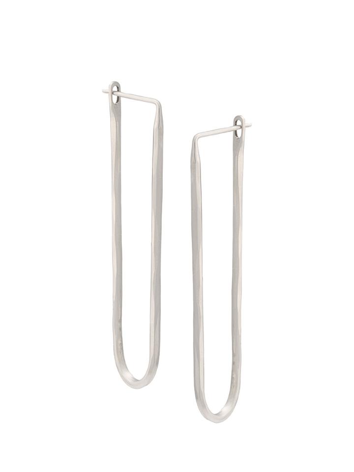 Werkstatt:münchen Bar Drop Earrings - Metallic