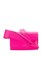 Delpozo Structured Design Crossbody - Pink