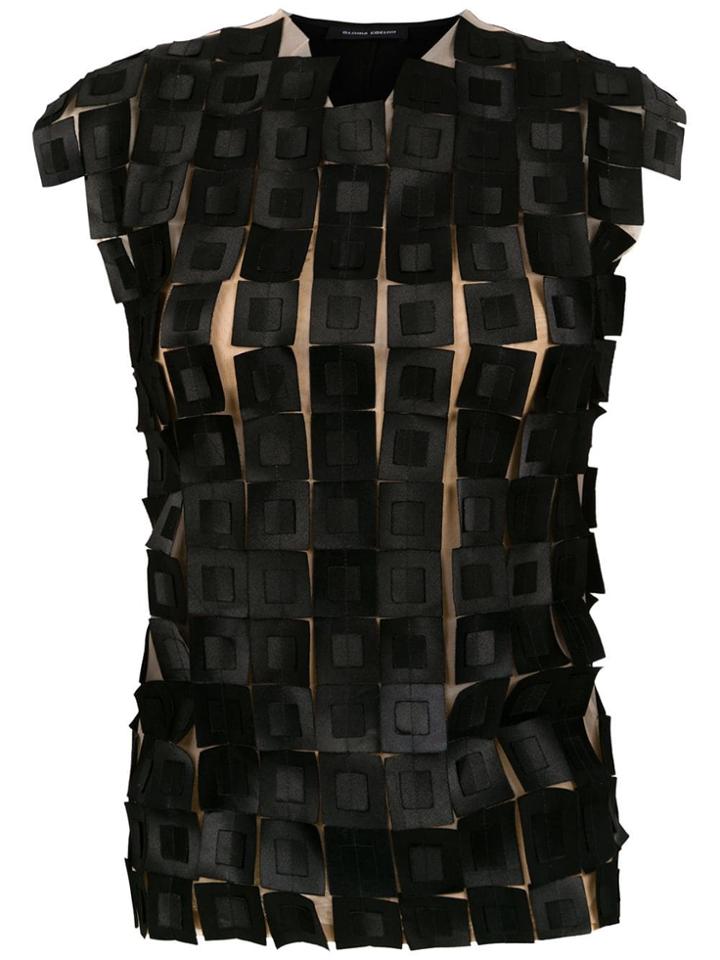 Gloria Coelho Embellished Blouse - Black