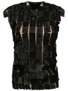 Gloria Coelho Embellished Blouse - Black