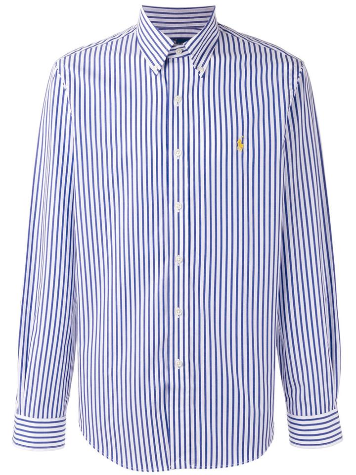 Polo Ralph Lauren Striped Shirt, Men's, Size: Xl, Blue, Cotton