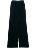 Forte Forte Textured Palazzo Trousers - Blue