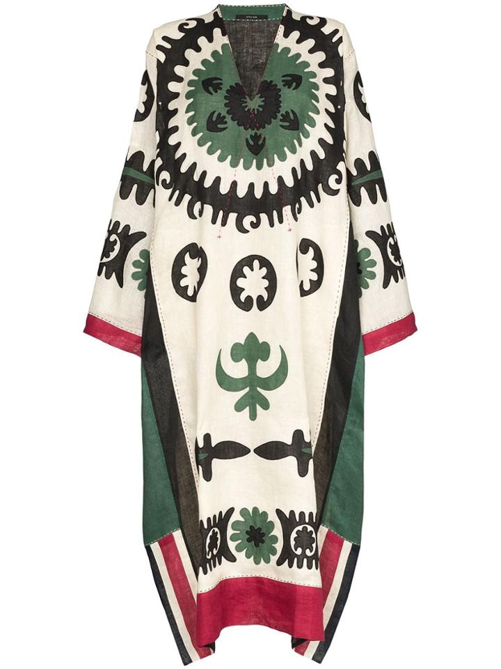 Vita Kin Muscat Patterned Kaftan Dress - Multicoloured
