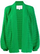 I Love Mr Mittens Oversized Cardigan - Green