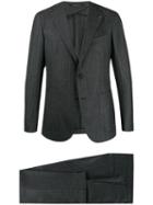 Tagliatore Pinstriped Two-piece Suit - Grey