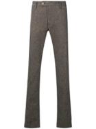 Al Duca D'aosta 1902 Melange Knit Style Trousers - Brown
