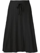 Label Under Construction Pleated Skirt - Black