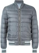 Moncler Gamme Bleu Padded Zip Jacket, Men's, Size: 2, Grey, Polyamide/feather Down