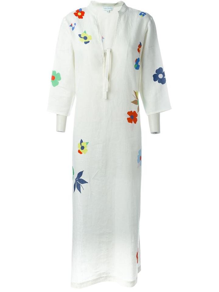 Mira Mikati Floral Print Kaftan Dress