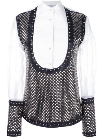 Jw Anderson Studded Panel Shirt - White