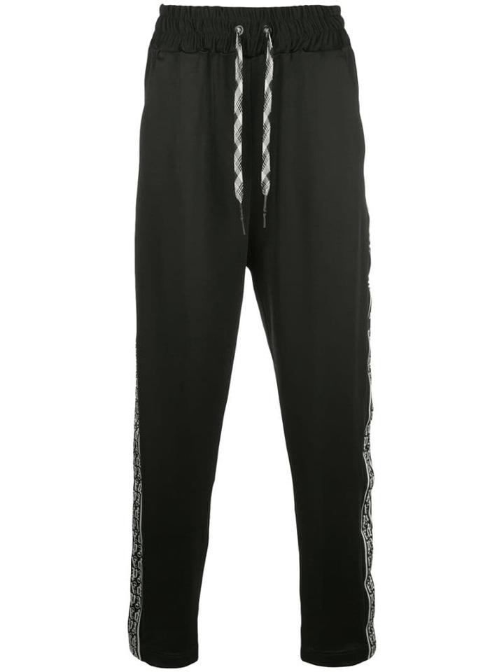 Palm Angels Sleek Track Trousers - Black