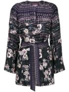 Talbot Runhof Nubia Coat - Purple