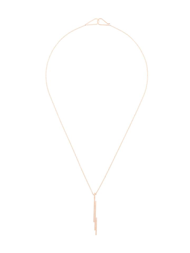 By Boe Lightening Pendant Necklace - Metallic