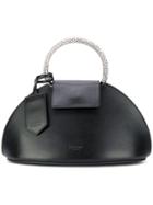 Calvin Klein 205w39nyc Metal Handle Clutch Bag - Black