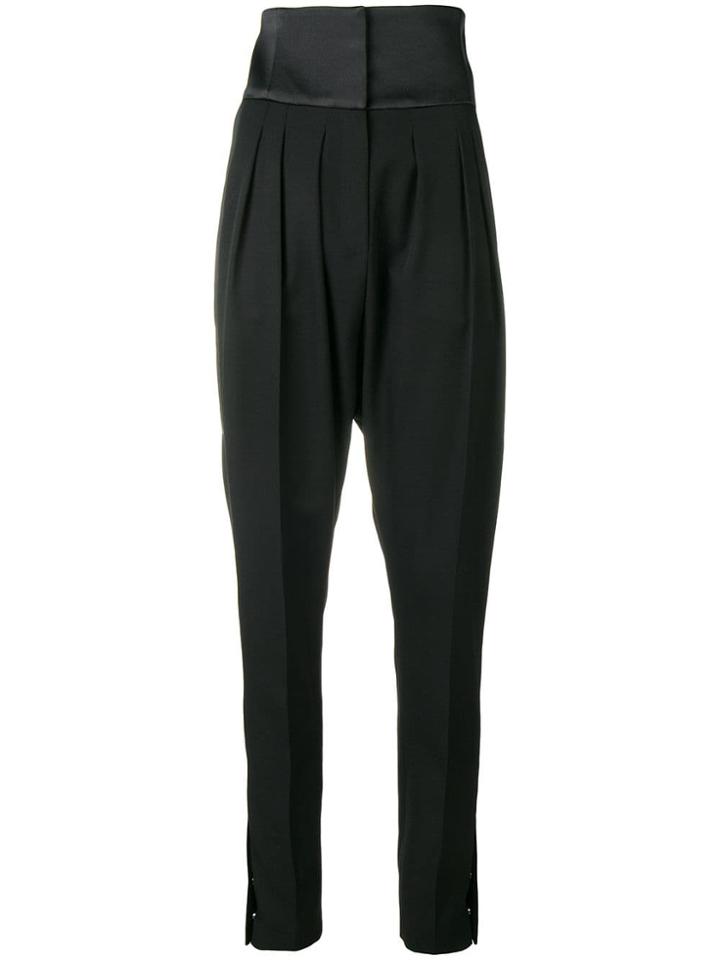 Lanvin High Waist Tailored Trousers - Black