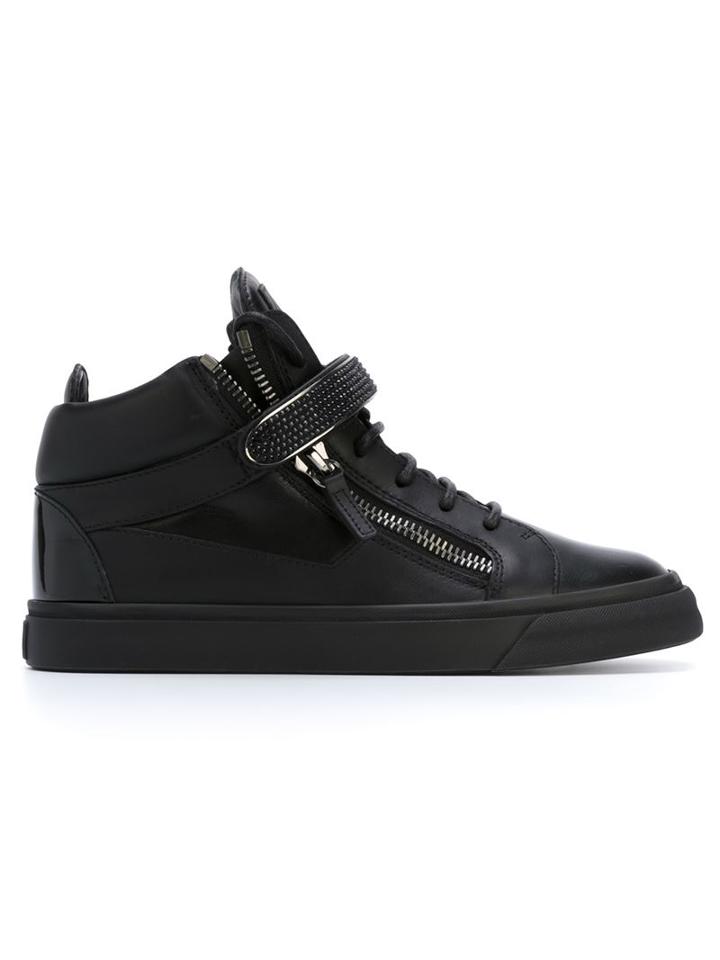 Giuseppe Zanotti Design 'strass' Hi-top Sneakers