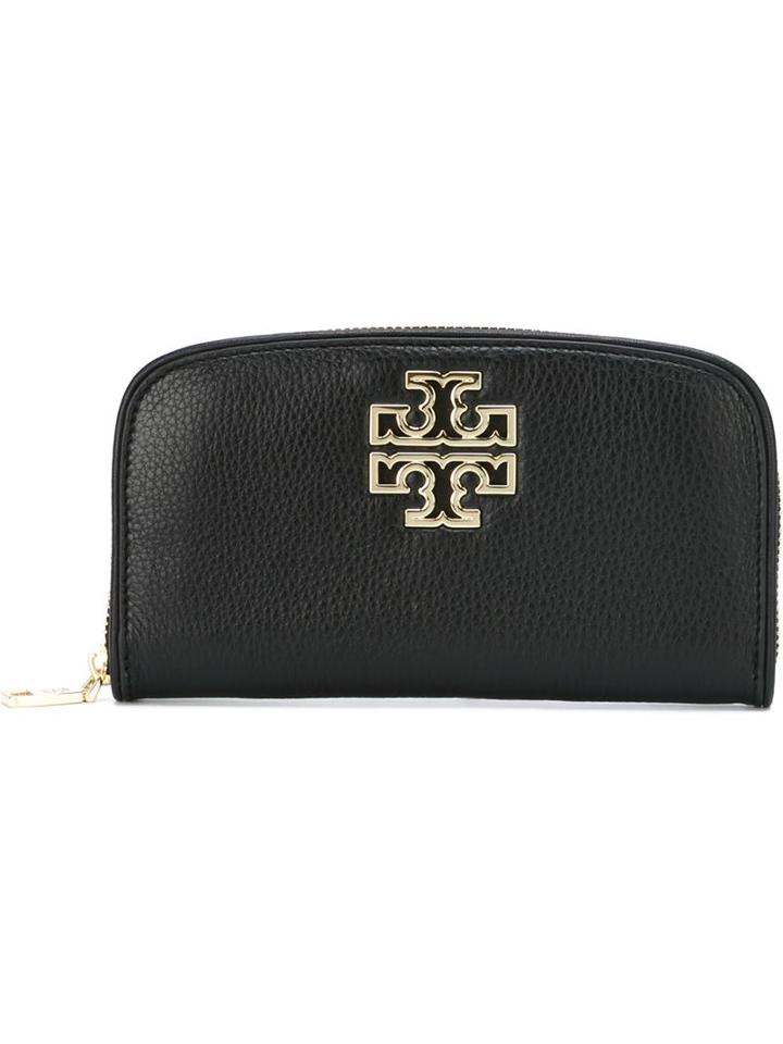 Tory Burch Logo Zip Wallet