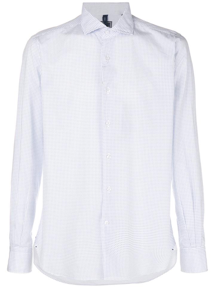 Orian Slim-fit Button Shirt - White