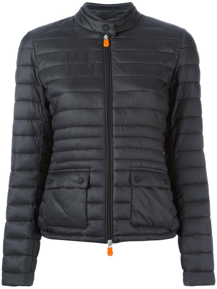 Save The Duck Padded Jacket, Women's, Size: 2, Black, Nylon/polyester