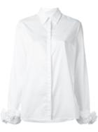 Victoria Victoria Beckham Floral Appliqué Shirt