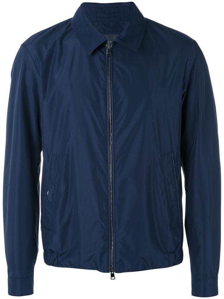 Pal Zileri - Collared Rain Jacket - Men - Cotton/polyester - 54, Blue, Cotton/polyester