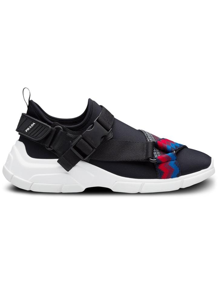 Prada Neoprene Sneakers - Black