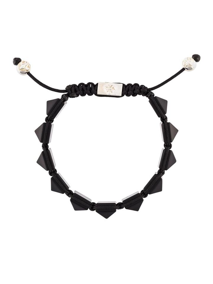 Nialaya Jewelry Himalaya Beaded Bracelet, Men's, Size: Small, Black