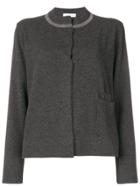 Fabiana Filippi Embellished Neck Cardigan - Grey