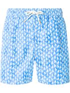 Mc2 Saint Barth Octopus Print Swim Shorts - Blue