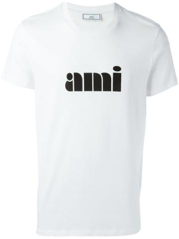 Ami Alexandre Mattiussi Ami Print T-shirt - White