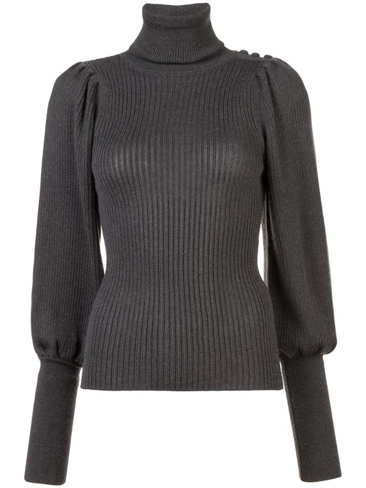 Ulla Johnson Balloon Sleeves Jumper - Grey