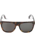Retrosuperfuture 'flat Top Havana' Sunglasses, Men's, Brown, Acetate