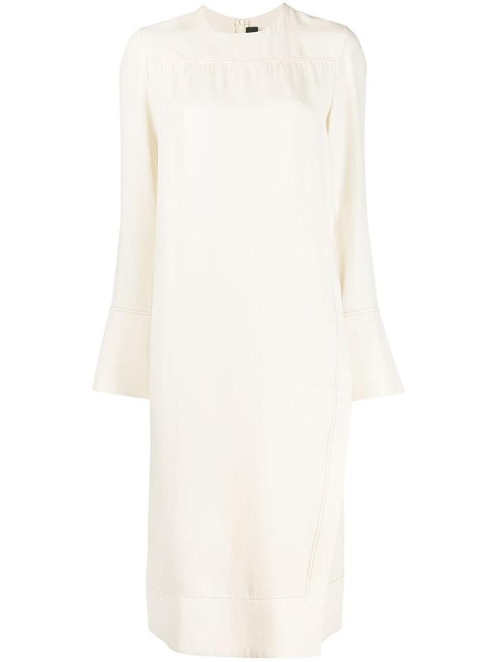 Joseph Long-sleeved Straight Fit Dress - Neutrals