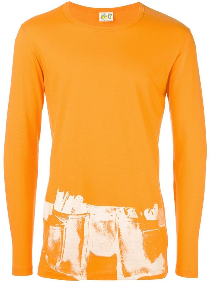 Walter Van Beirendonck Vintage Print Detail Longsleeved T-shirt