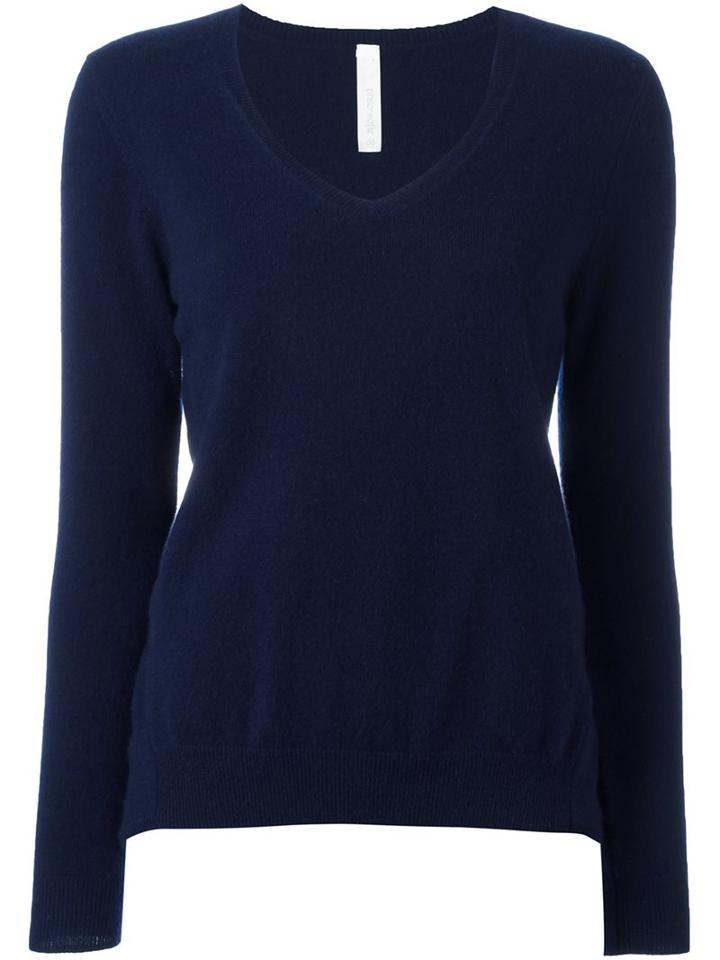 Philo-sofie V-neck Pullover, Women's, Size: 38, Blue, Cashmere
