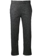 Theory - Thorina Trousers - Women - Linen/flax/spandex/elastane/viscose - 2, Grey, Linen/flax/spandex/elastane/viscose