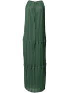 P.a.r.o.s.h. Pleated Column Dress - Green