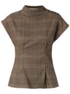 Lilly Sarti Checkered Pattern Blouse - Unavailable
