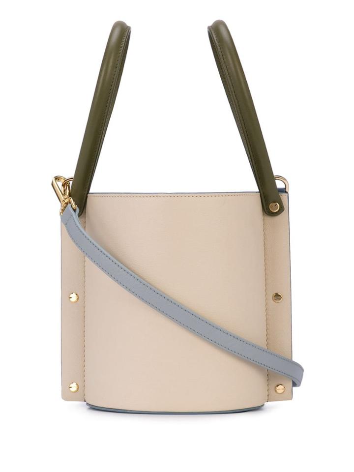 Yuzefi Cuboys Bucket Bag - White