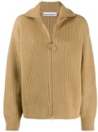 Paco Rabanne Zipped Sweater - Neutrals