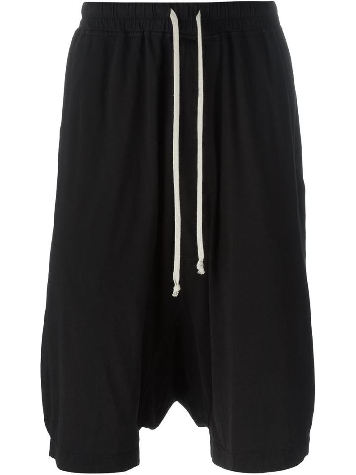 Rick Owens Drkshdw Drop Crotch Track Shorts