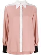 8pm Contrast Panel Shirt - Neutrals