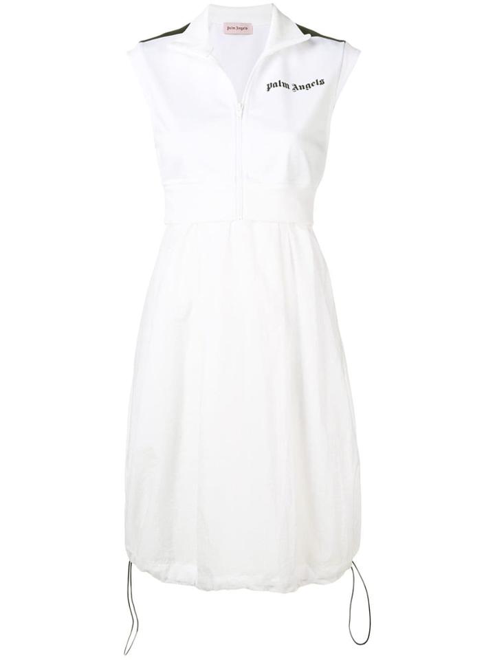 Palm Angels Casual Sporty Dress - White