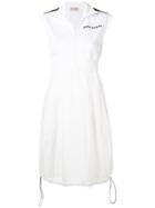 Palm Angels Casual Sporty Dress - White
