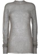 Rick Owens - Soft Jumper - Women - Polyamide/alpaca - M, Grey, Polyamide/alpaca