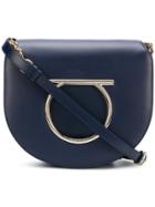 Salvatore Ferragamo Medium Vela Shoulder Bag - Blue