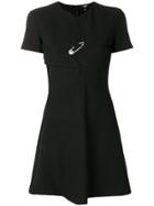 Versus Oversized Pin Mini Dress - Black