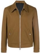 Ami Alexandre Mattiussi Snap Buttoned Zipped Jacket - Brown